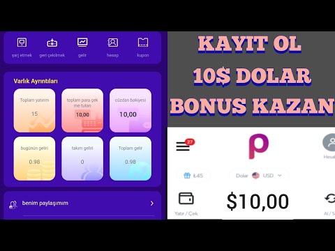 KAYIT OL $10 DOLAR BONUS KAZAN | internetten para kazanma - internetten dolar kazanma