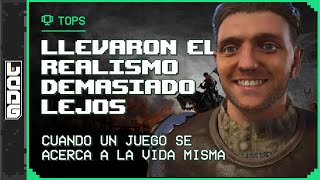 10 VIDEOJUEGOS que LLEVARON MECÁNICAS REALISTAS quizás DEMASIADO LEJOS