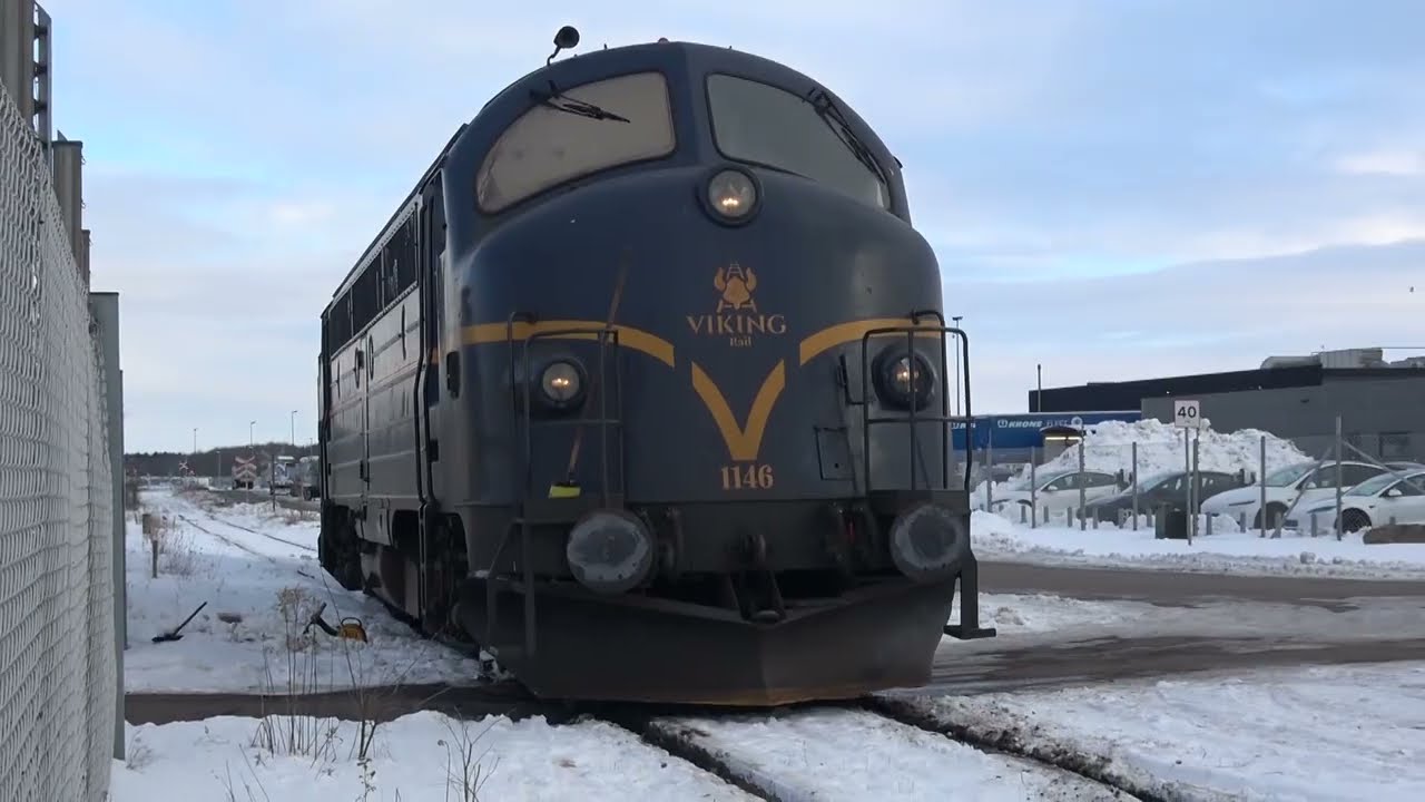 MY 1146 + 1831 med biltog i Ringsted 18 02 2026