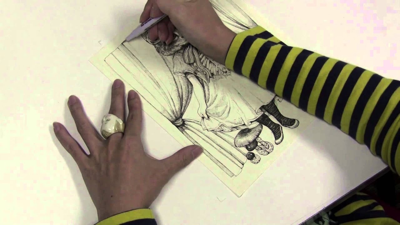Making of Higuchi Yuko Artworks ヒグチユウコ