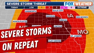Central US On Alert For Severe Storms Thursday As Tornado-Ravaged Areas In Path Once Again