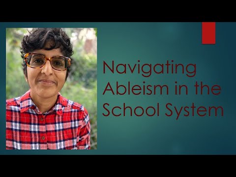 Parent perspective: navigating ableism in the school system