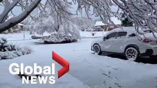 Snow covers Oklahoma, Texas in the first days of 2021