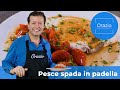 PESCE SPADA IN PADELLA - ricetta semplice e veloce con pomodori, capperi e olive