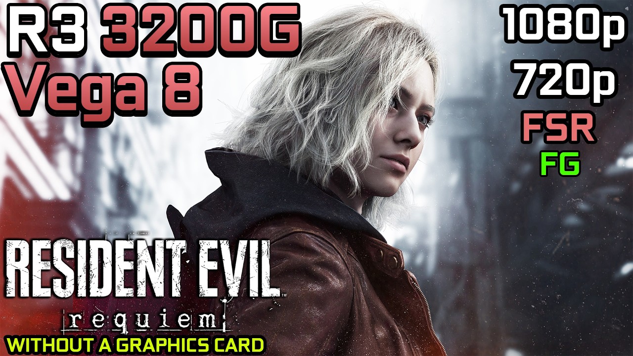 Resident Evil Requiem - Ryzen 3 3200G Vega 8 & 8GB RAM - 16GB RAM