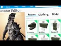 MAKING GODZILLA a ROBLOX ACCOUNT