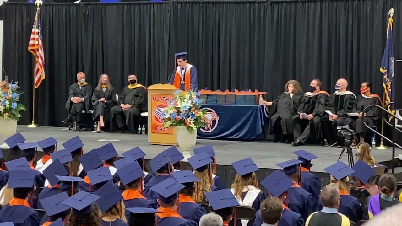 2021 Olathe East Graduation Speech Let's Normalize Mental Health YouTube