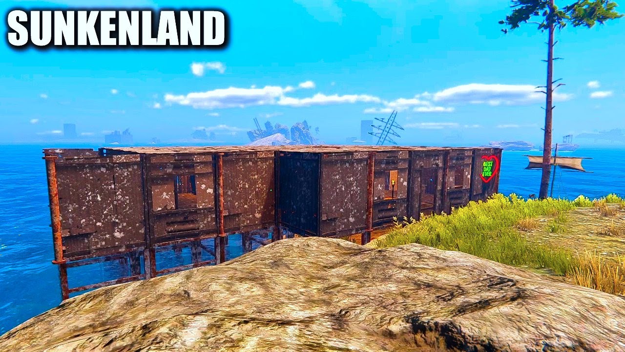 Sunkenland где найти чертежи Waterworld Survival Day Nine Sunkenland Gameplay Part 9 - YouTube