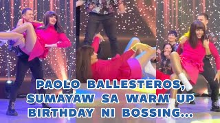 Paolo Ballesteros a.k.a SG Eunice Panis, sumayaw sa warm up Birthday ni Bossing | Eat Bulaga