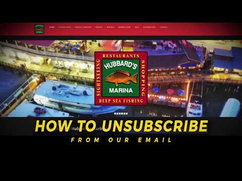 How to Unsubscribe to our email newsletter | http://www.HubbardsMarina.com