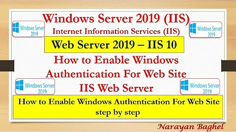 Web Server 2019 – IIS 10  How to Enable Windows Authentication For Web Site step by step -10