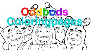 How to draw ️  Oddbods | Oddbods Coloringpages | Oddbods Drawing ️