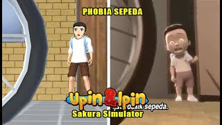 Kumpulan Tiru Aksi Upin Ipin Ijat Phobia Sepeda - SAKURA SCHOOL SIMULATOR