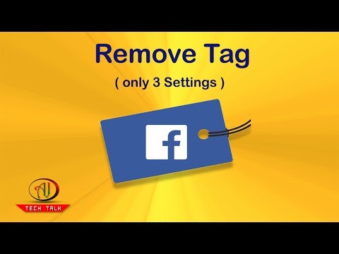 How to remove tag on fb