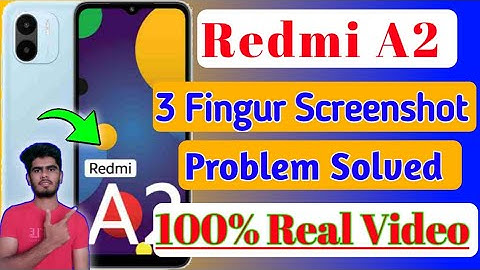 Redmi A2 Mobile Mein  3 Finger Screenshot Kaise Le || Redmi A2 Mein Screenshot Kaise Le