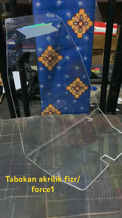 Tabokan akrilik fizr bening 3mm