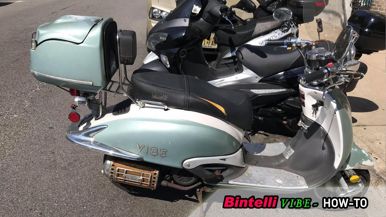 Replace Scooter Rear Tire & Adjust New Drum Brake / Bintelli Vibe 150cc