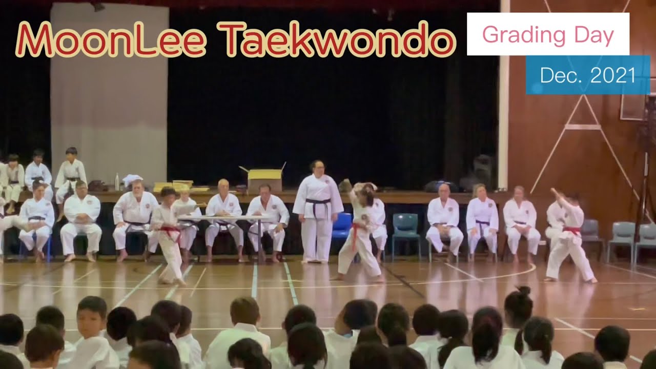 [MoonLee Taekwondo] Grading -December 2021