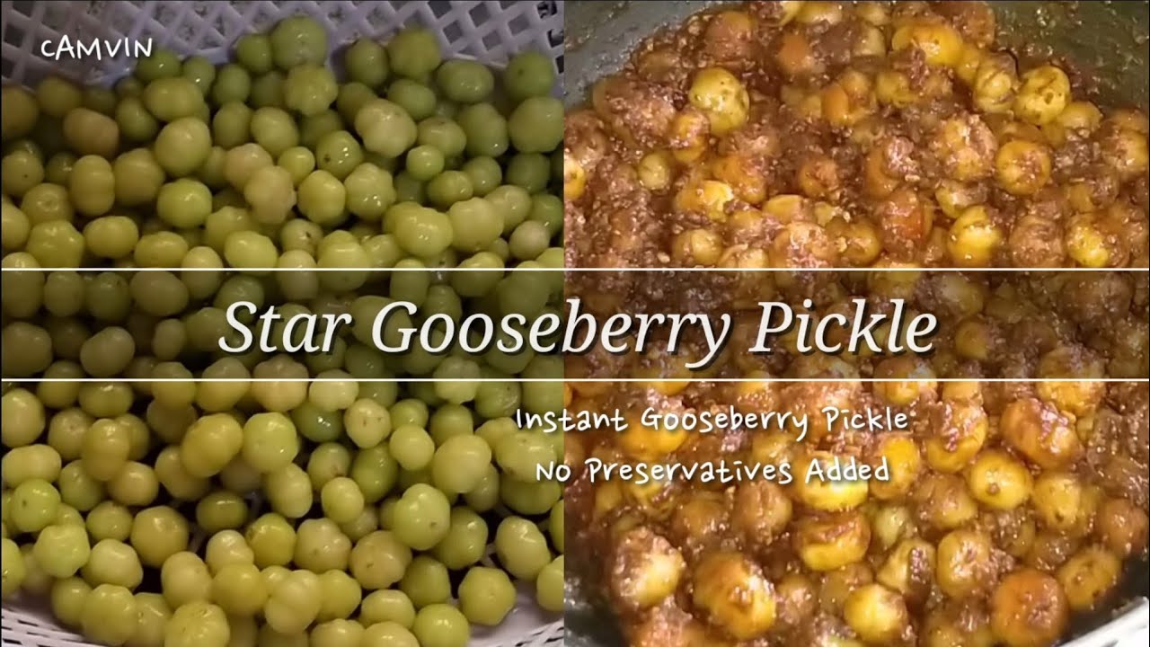 Star Gooseberry Pickle || Pickle Recipe || Instant Pickle || Amla Pickle || Nellikai Urugai | CAMVIN