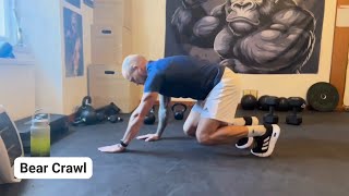 Bear Crawl | Core & Full-Body Strength Demonstration
