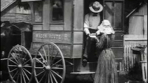 1903 Post Man Delivering Mail