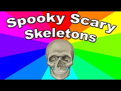 what-is-spooky-scary-skeletons?-the-history-and-origin-of-the-skeleton-halloween-song-meme