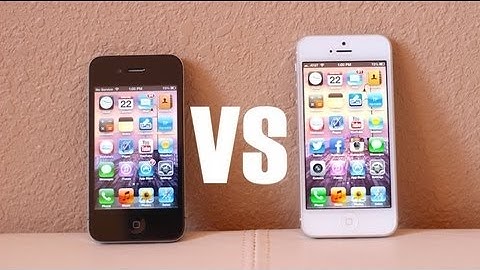 iPhone 5 Compared to iPhone 4 (4S)
