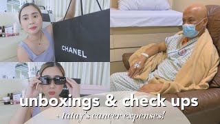 designer unboxing, checkups + tatay&#39;s cancer &amp; expenses (august 17-19, 2022.)  | Anna Cay ♥