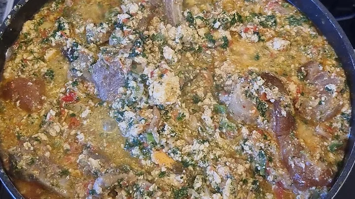 Cameroon Egusi soup, updated