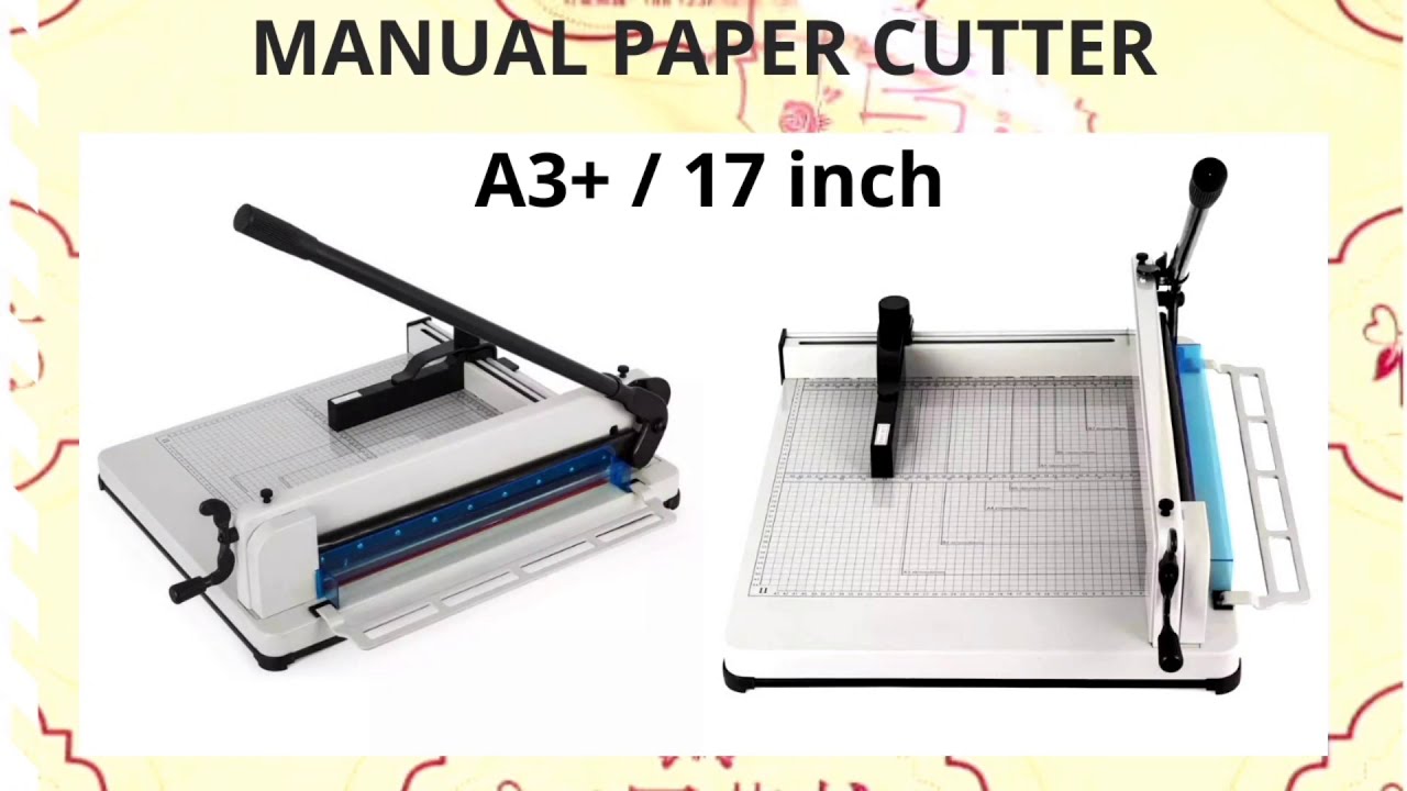 Manual Paper Cutter 858 Rim Cutter Hand Cutting Machine Paper
