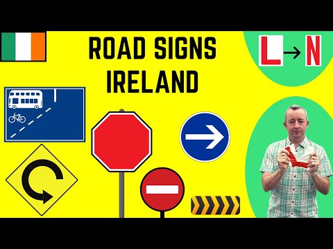 Road Signs For Driving Test Ireland Updated 2024