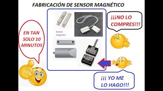 Excelente Sensor Magnético hecho en casa Simple y fácil