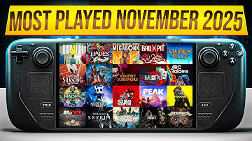 Top 20 meest gespeelde Steam Deck-games van november