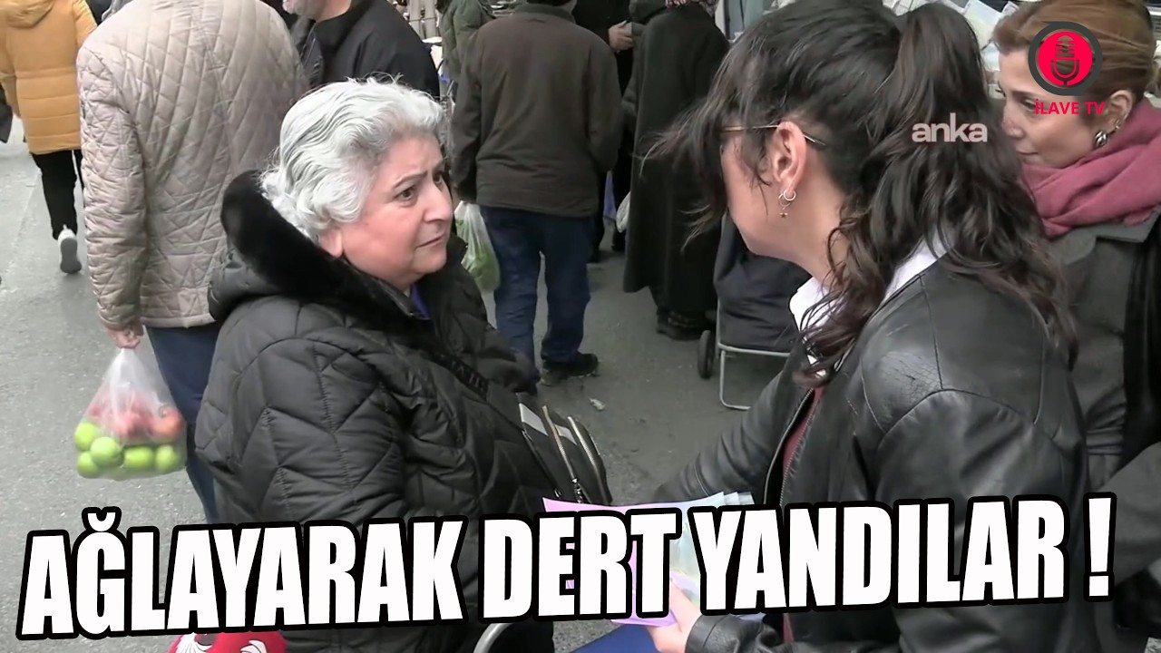 Sera Kadıgil semt pazarına indi ! Vatandaşlar ağlayarak isyan etti !