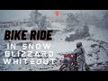 Dangerous Snow Blizzard Bike Ride | Tawang to Shungatser Lake, Arunachal Pradesh | One Wild Wanderer