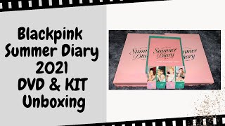 Blackpink블랙핑크Summer Diary 2021 unboxing - 2 copies DVD & 1 copy KIT