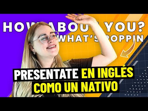 ¡Cómo PRESENTARSE en