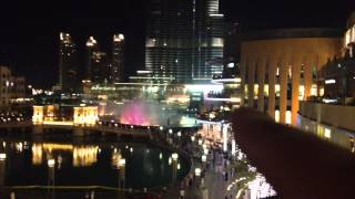 Dubai Vlog Dubai Fountain from IHOP Restaurant Terrace Dubai Mall