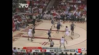 Tracy McGrady Amazing Post Move On Kirilenko, NBA Playoffs 2008 Houston Rockets Utah Jazz R1 G5