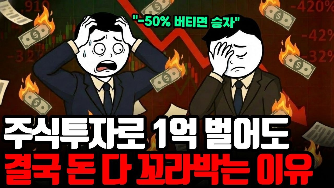 “1억 버는 것보다 중요한 건 이겁니다” 대부분이 주식으로 돈벌어도 결국 다 꼬라박는 진짜 이유와 버려야 할 습관들