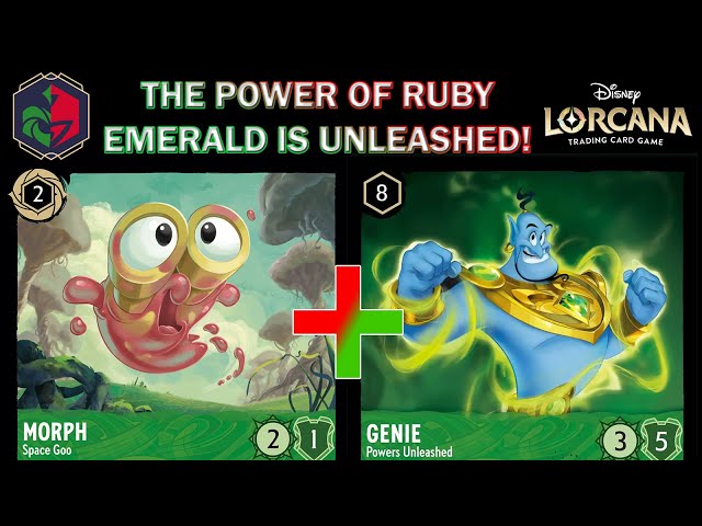 EMERALD RUBY MORPH FLOODBORN COMBOS LOOK VERY STRONG - Disney Lorcana  Gameplay