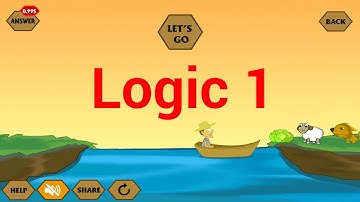 River crossing IQ game logic 1 solution