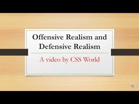 Offensive and Defensive Realism|Theories of IR|