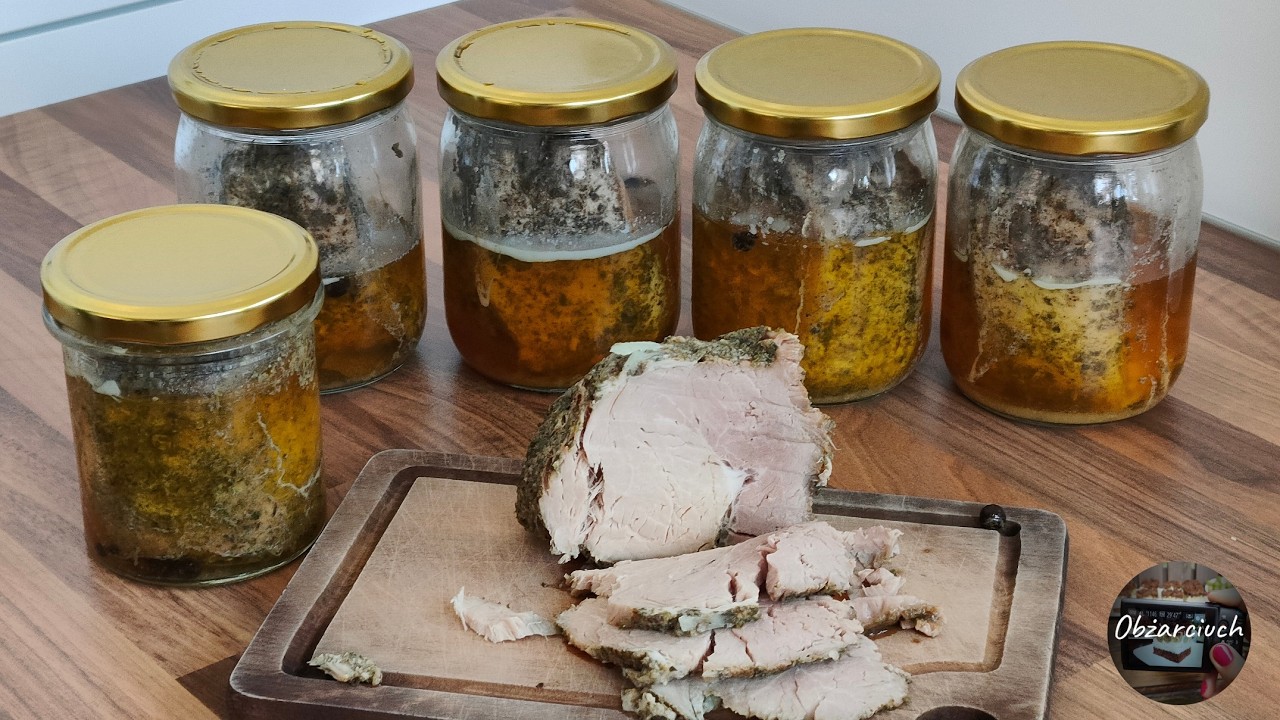 Schab ze słoika - idealnie miękkie mięso na kanapki! Lepszy niż wędlina!