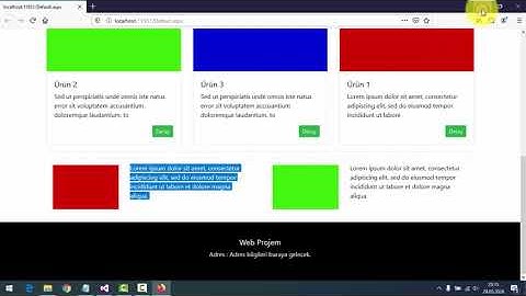 Asp.Net Dinamik Web Sitesi Yapımı - Ders 3