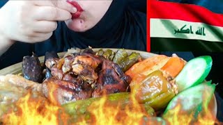 تحدي الدولمه العراقية الاصلية اصوات الاكل(ASMR)-ASMR-IRAQI DOLMA