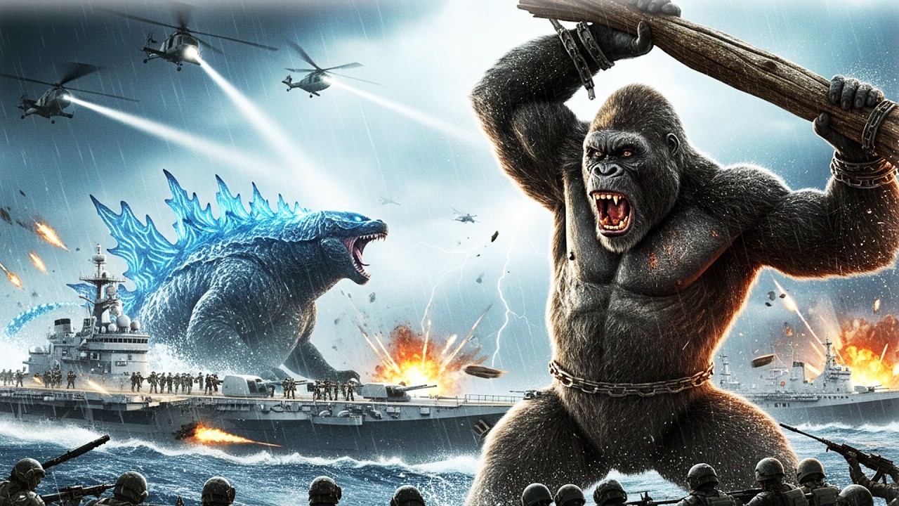 King Kong vs Godzilla – The Sea King’s Wrath  From Jungle Capture to Ultimate Freedom