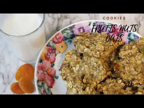 Fruit-Nut Oats Cookies