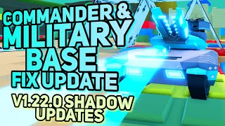 Commander FIXED | Military Base FIXED | New Party System | Tower Pets Update | TDS v1.22.0 Update