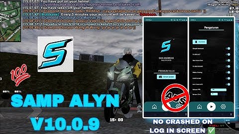 [SHARE] SAMP ALYN V10.0.9 NO ADS || FIX NO UPDATE NO CRASHED!!!